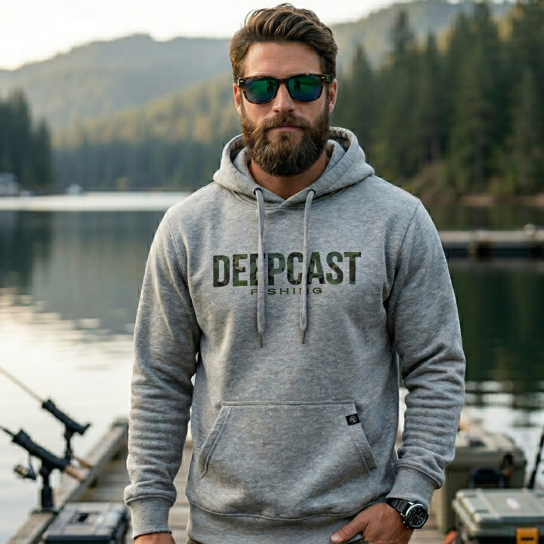 DEEPCAST CAMO Fishing Hoodie
