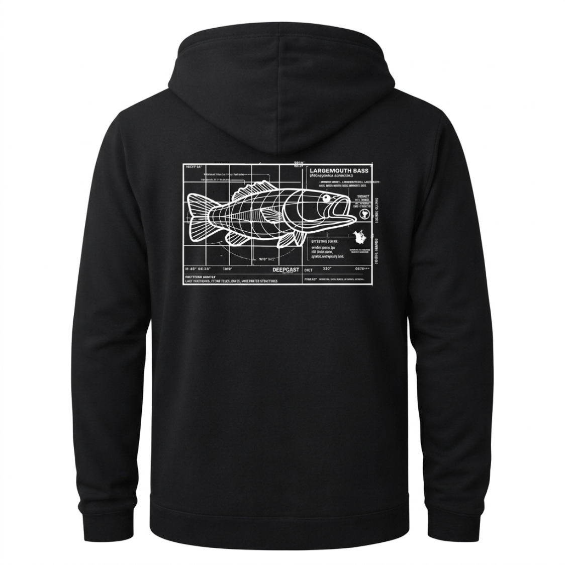 Topographic BASS Long Sleeve Hoodie