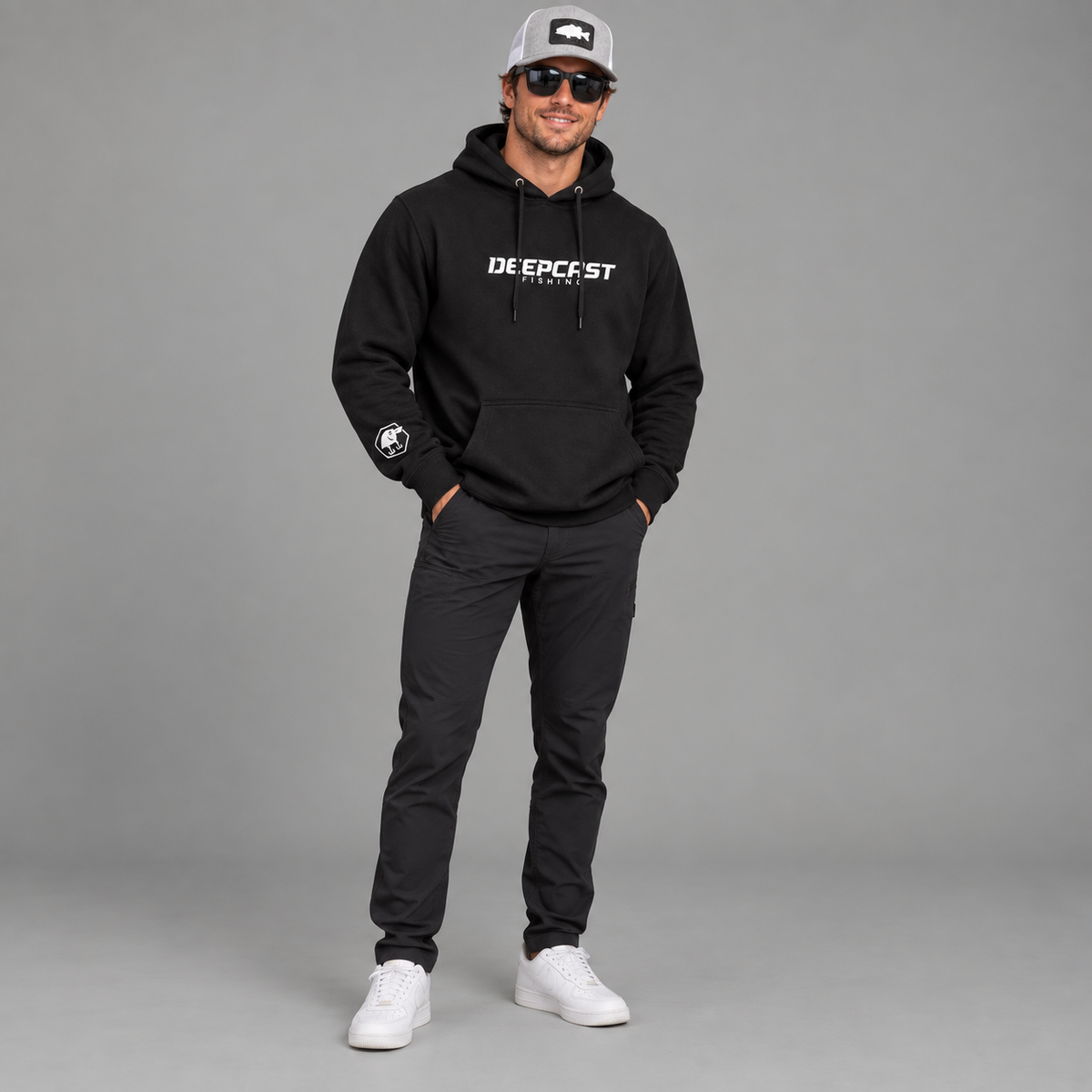 DEEPCAST Branded Long Sleeve Hoodie