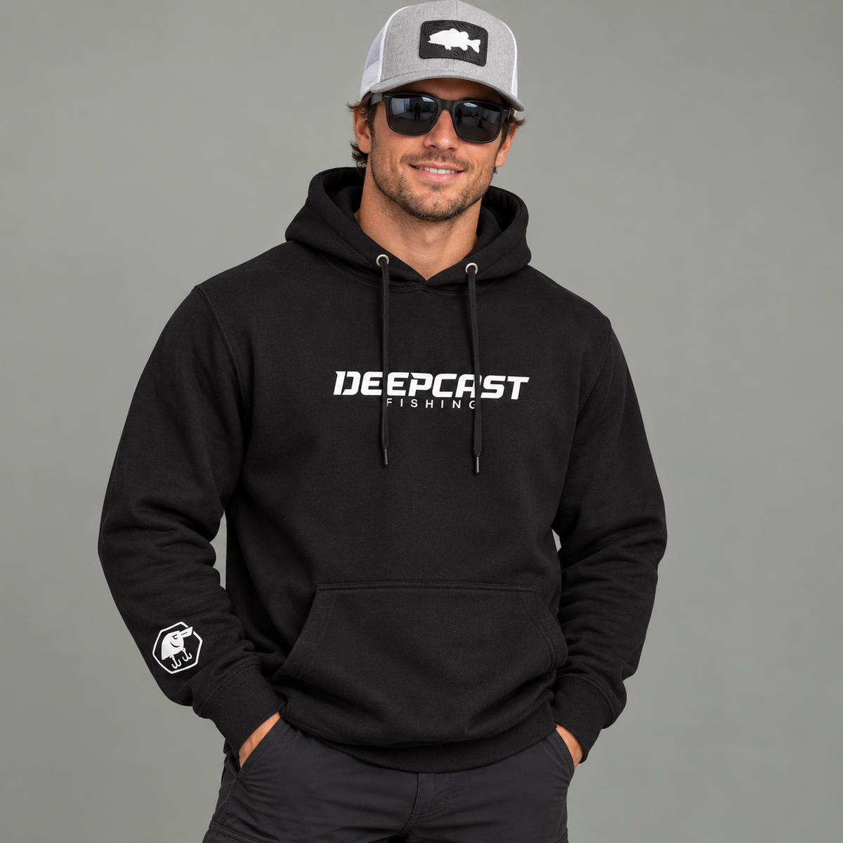 DEEPCAST Branded Long Sleeve Hoodie